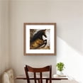 Begin Home Decor C1FM1616FPUGKQ 16 x 16 in. Horse Rushing Into the Dust ...