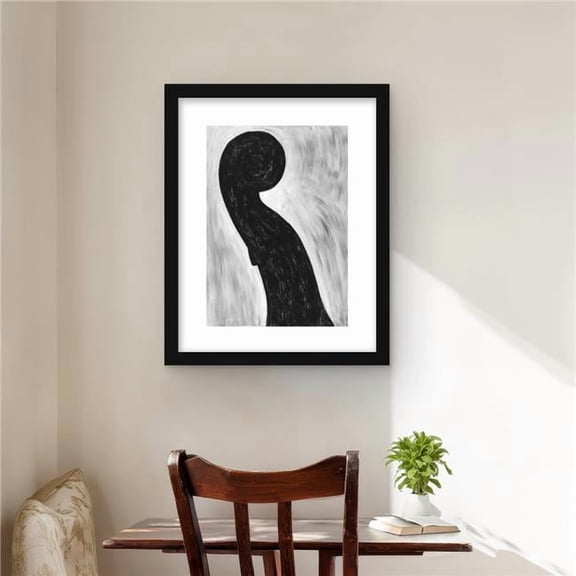 Begin Home Decor C1FM16204OAEAJ 16 x 20 in. Scroll Violin - Musical Livingroom Framed Matted Print Decor