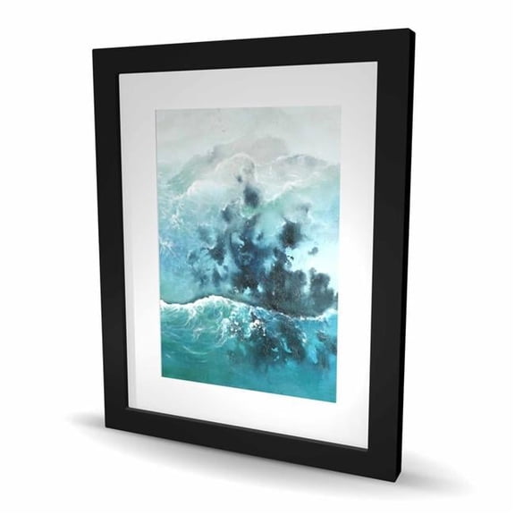 Begin Home Decor C1FM1620FILI0A 16 x 20 in. Seaside of the Caribbean - Coastal White Framed Print Decor