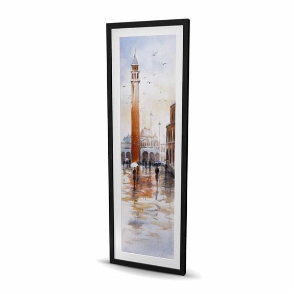 Begin Home Decor C1FM2060TGL6FQ 20 x 60 in. St Marks Square Venice Framed Print - Bedroom Home Decor