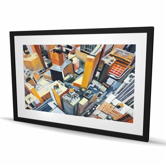 Begin Home Decor C1FM243667RHUC 24 x 36 in. High Top View of York ...