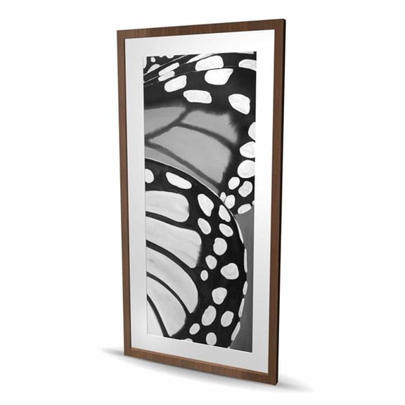 Begin Home Decor C1FM2448I56Y0B 24 x 48 in. Butterfly Wings Closeup - Romantic Animals Framed Print
