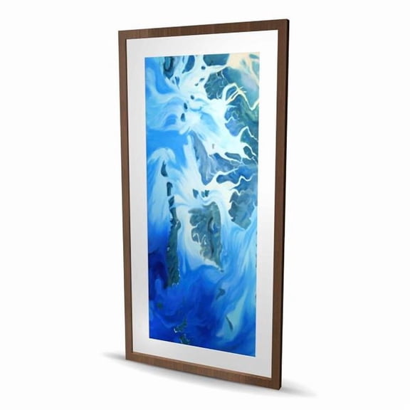 Begin Home Decor C1FM2448O8FY1I 24 x 48 in. Satellite View of Mergui Islands - Waves Coastal Print Decor