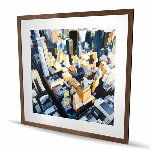 Begin Home Decor C1FM3636TQ7JD9 36 x 36 in. Manhattan View - Empire State Building Print - Home Decor