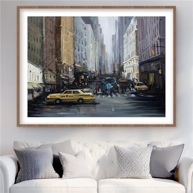 Begin Home Decor C1FM3648K4YXNP 36 x 48 in. In the City - Scenic Office ...
