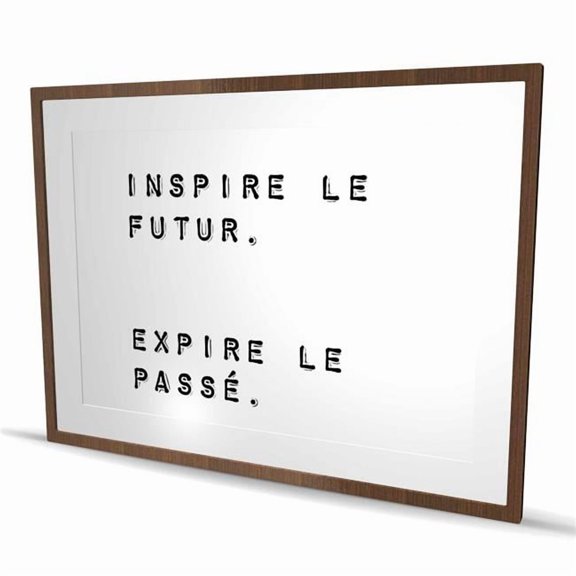 Begin Home Decor C1FM3648LAURAK 36 x 48 in. Inspire the Future - Minimalist Framed Print for Home Decor