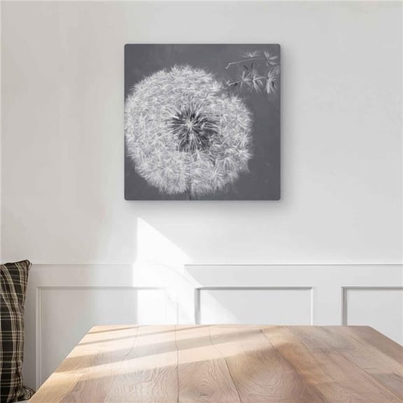 Begin Home Decor C1MP1616CGPJKY 16 x 16 in. Blowing Dandelion Wall Art - Flowers Bedroom Metal Print Home Decor