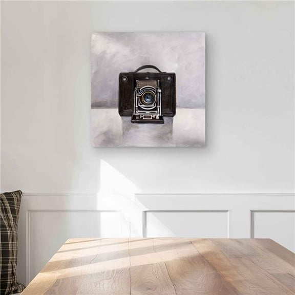 Begin Home Decor C1MP1616GSHKVN 16 x 16 in. Old Camera Wall Art - Living Room Miscellaneous Metal Print Decor