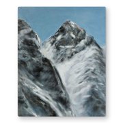 Begin Home Decor C1MP16201ORB66 16 x 20 in. Mountains of Lhotse Metal Print Wall Art - White Mountains Decor