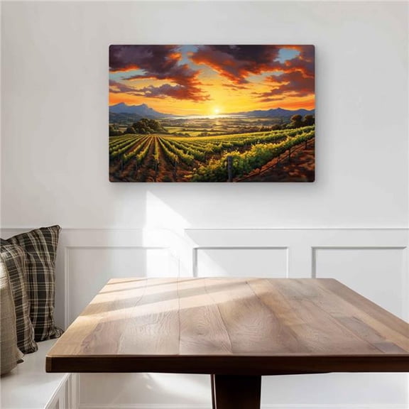 Begin Home Decor C1MP2030Q9OOKC 20 x 30 in. Time To Sleep - Landscapes Livingroom Metal Print Wall Art - Decor