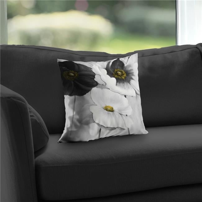 Begin Home Decor C1PC1414E4WLCZ 14 x 14 in. Assorted White Flowers ...