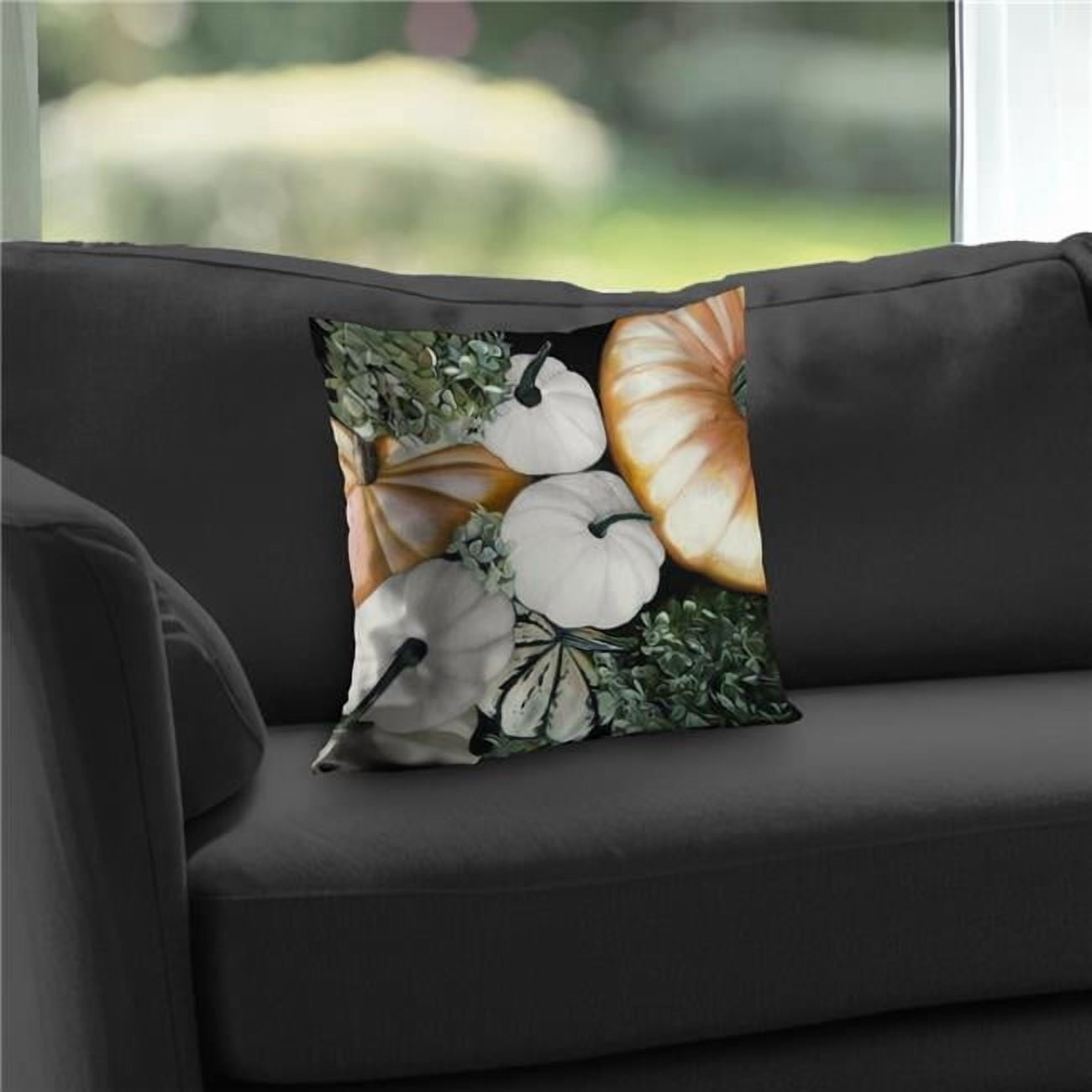 Begin Home Decor C1PT14142SRXV0 14 x 14 in. Fall Pumpkins Farmhouse ...