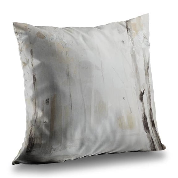 Begin Home Decor C1PT1414C3IH8H 14 x 14 in. Winter Forest Modern Throw Pillow - Poly Twill Home Decor