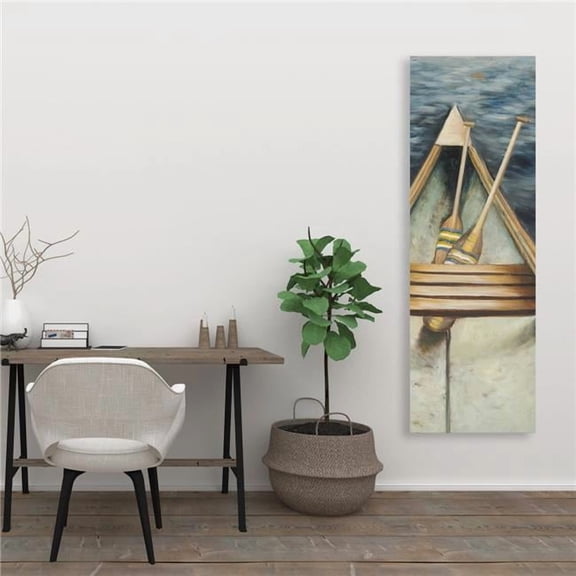 Begin Home Decor C1RC2060UGYM3F 20 x 60 in. Canoeing on the Lake - Marine Living Room Canvas Decor