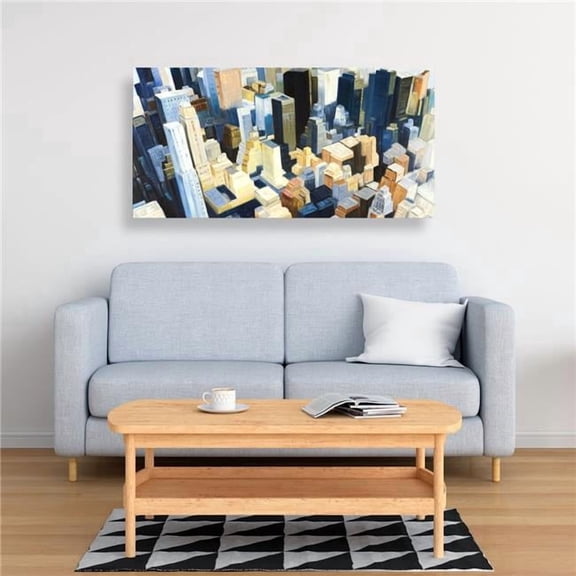 Begin Home Decor C1RC24488H8CWA 24 x 48 in. Manhattan View Empire State Building Canvas - Home Decor
