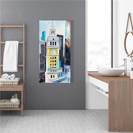 Begin Home Decor C1RC2448I8UWGE 24 x 48 in. Colorful Cityscape of Manhattan - Building Yellow Canvas Art price history and forecast - Begin Home Decor