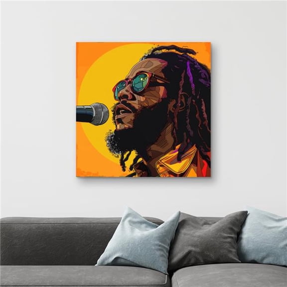 Begin Home Decor C1RC3232E3H034 32 x 32 in. Sing Canvas - Home Decor Art for Living Room & Bedroom