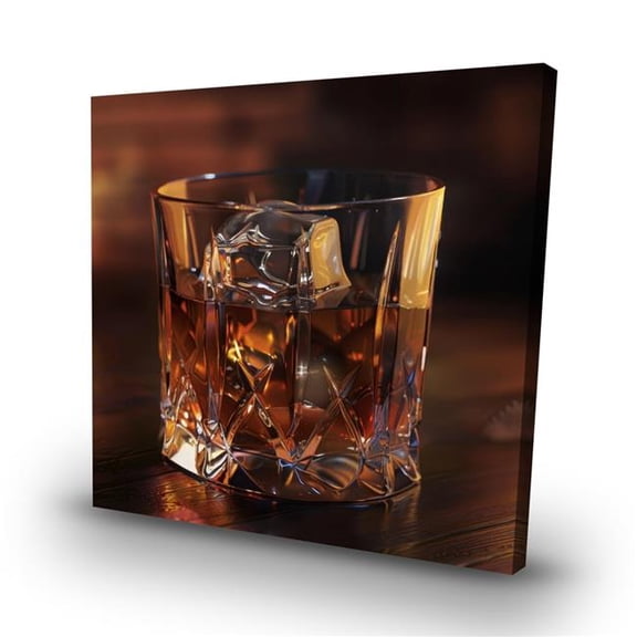 Begin Home Decor C1RC3232ICNPA1 32 x 32 in. On the Rocks Canvas - Elevate Your Home Decor with Art