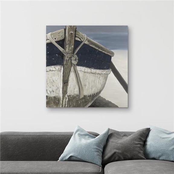 Begin Home Decor C1RC3232NDTBDW 32 x 32 in. Bateau - Bathroom Marine Canvas for Stylish Home Decor
