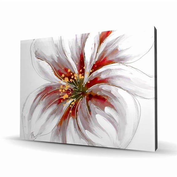 Begin Home Decor C1RC36485CKSV9 36 x 48 in. Resplendent Pink Orchid - Contemporary Canvas for Living Room Decor