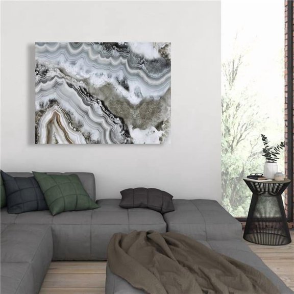 Begin Home Decor C1RC3648DHRA5T 36 x 48 in. Abstract Geode - Minerals Abstract Canvas for Home Decor