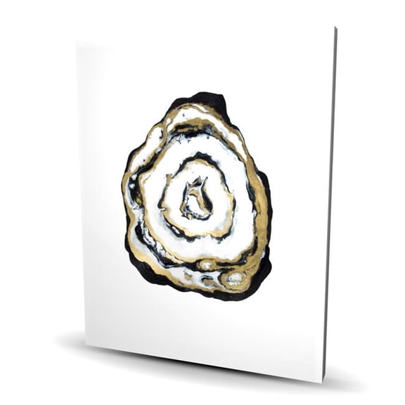 Begin Home Decor C1RC4860QB7KD3 48 x 60 in. Golden Agate - Abstract Gold Canvas for Elegant Home Decor