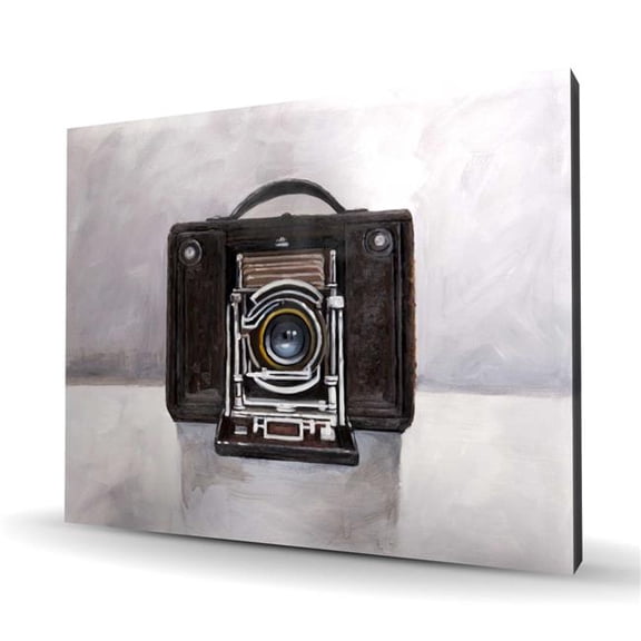 Begin Home Decor C1RC4860SUF4DU 48 x 60 in. Old Camera Canvas - Unique Home Decor for Photography Lovers