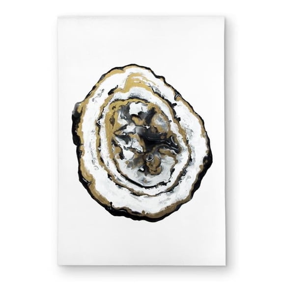 Begin Home Decor C1ROAR23DU6QX9 2 x 3 ft. Golden Geode Abstract Kitchen Outdoor Area Rug - Home Decor - Rectangle
