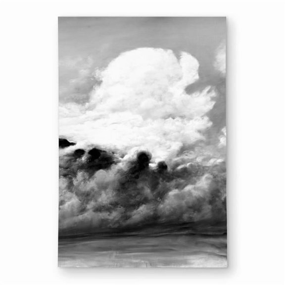 Begin Home Decor C1ROAR23F7WZ23 2 x 3 ft. Clouds Monochrome Landscapes Outdoor Area Rug - Home Decor - Rectangle