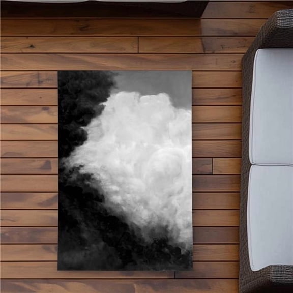 Begin Home Decor C1ROAR23GGJFYC 2 x 3 ft. Dark Monochrome Clouds Rug - Landscapes Mountains Outdoor Decor - Rectangle
