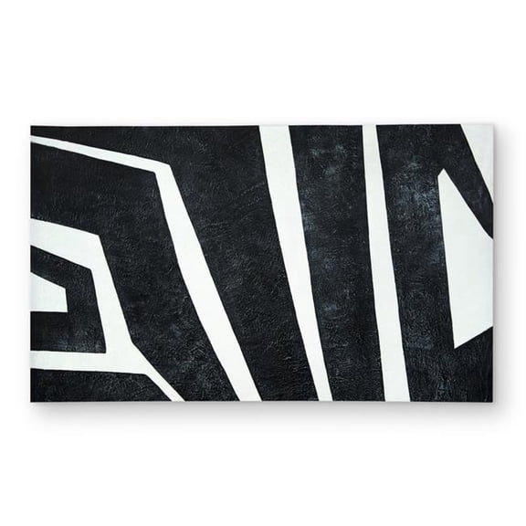 Begin Home Decor C1ROAR35C6RNMO 3 x 5 ft. Labyrinth Shapes Bedroom Outdoor Area Rug - Home Decor - Rectangle