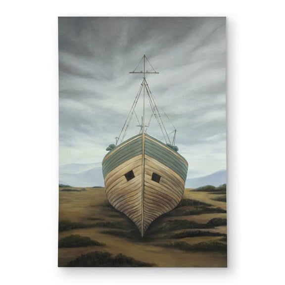 Begin Home Decor C1ROAR46ATZ4FL 4 x 6 ft. Boat Coastal Beige Outdoor Area Rug - Home Decor Essentials - Rectangle