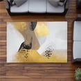 Begin Home Decor C1ROAR46JMH3RK 4 x 6 ft. Improvisation Modern Gold ...