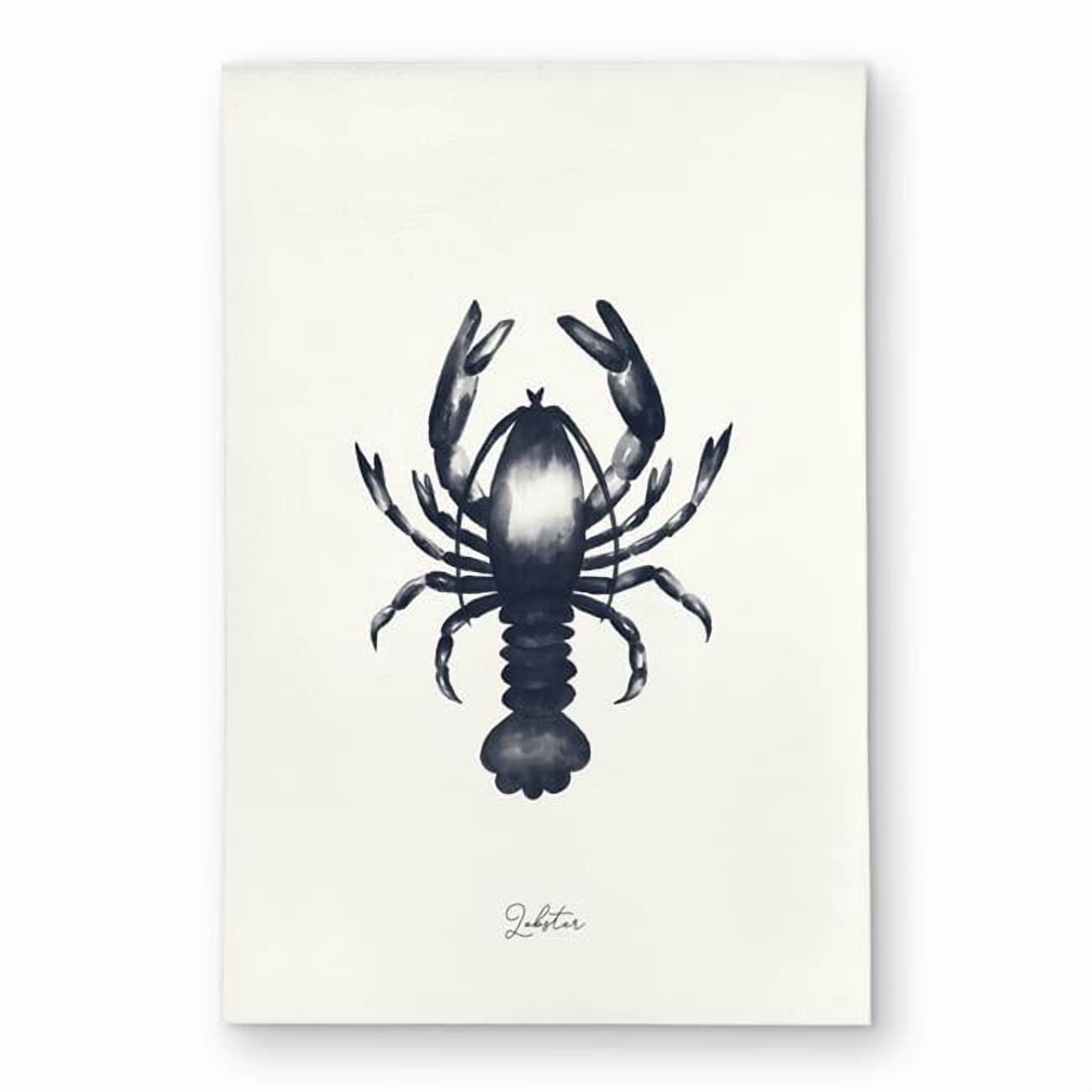 Begin Home Decor C1ROAR46OXGNB6 4 x 6 ft. Blue Lobster Outdoor Area Rug ...