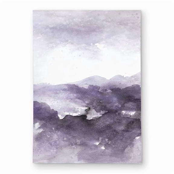 Begin Home Decor C1ROAR57UO0N56 5 x 7 ft. Purple Cloud Abstract Contemporary Outdoor Area Rug - Home Decor - Rectangle