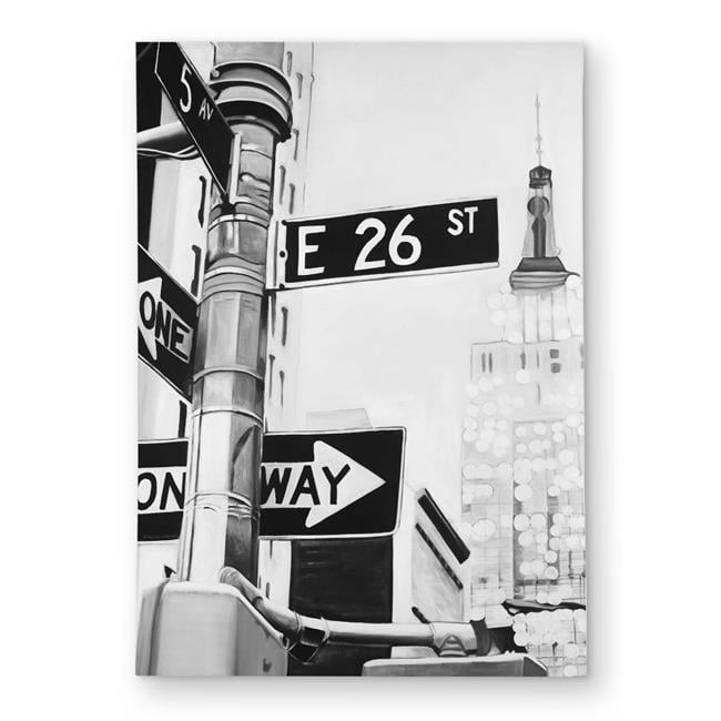 Begin Home Decor C1ROAR57X1TYKM 5 x 7 ft. York City Street Signs ...