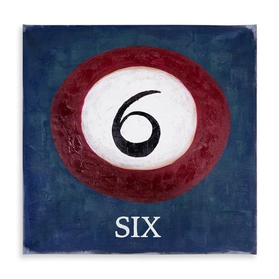 Begin Home Decor C1TC5858AGCYOW 58 x 58 in. Billiard Ball No6 Tablecloth - Indoor & Outdoor Home Decor