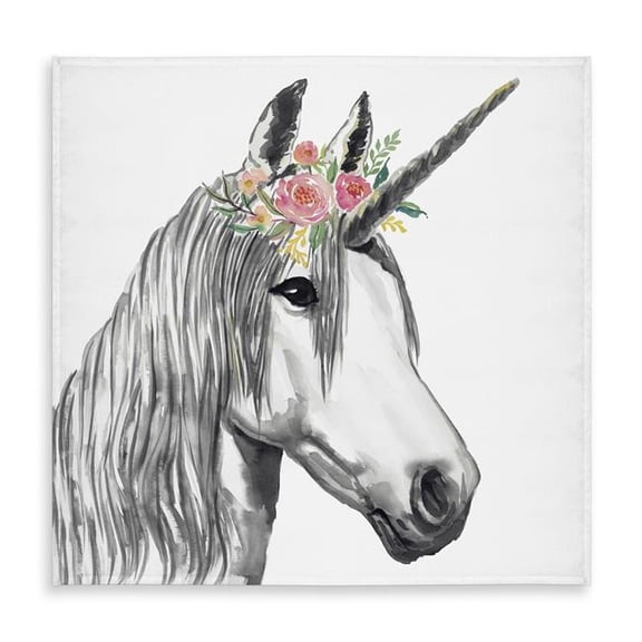 Begin Home Decor C1TC5858Z24XII 58 x 58 in. Unicorn Horse Tablecloth - Indoor & Outdoor Home Decor