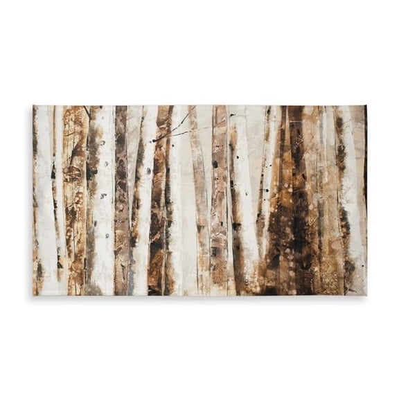 Begin Home Decor C1TCLRGE42Y2O5 58 x 102 in. Abstract Forest Tablecloth - Indoor & Outdoor Home Decor
