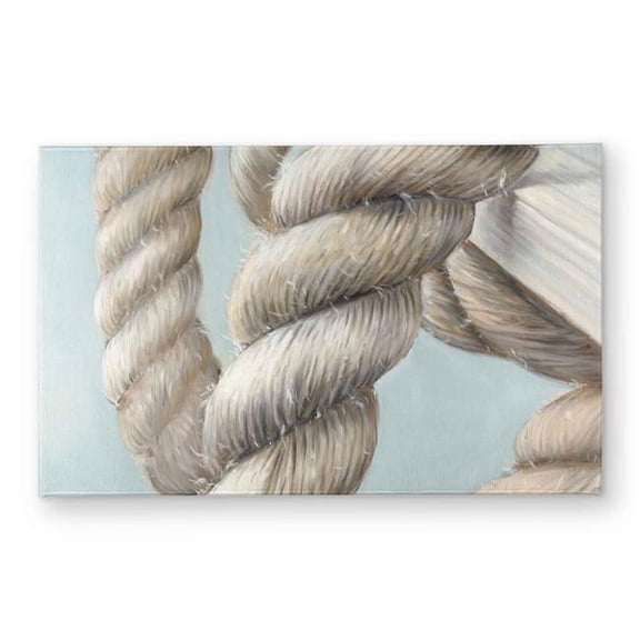 Begin Home Decor CODM2134KSY1DX 21 x 34 in. Boat Rope Knot Closeup Door Mat - Still Life Home Decor