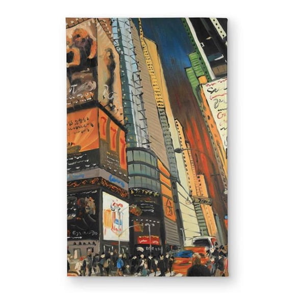 Begin Home Decor CODM2134Q021ZE 21 x 34 in. Illuminated York City Street Door Mat - Indoor & Outdoor