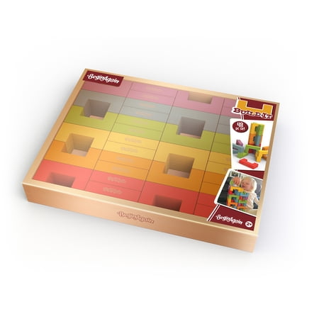 BeginAgain U Build It Blocks Deluxe 48 Piece Block Buiding Set