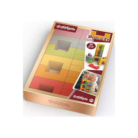 BeginAgain U Build It Blocks Plus 24 Piece Block Buiding Set