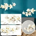 Begine White Magnolia Flower Home Wall Sticker,White Magnolia Home Wall