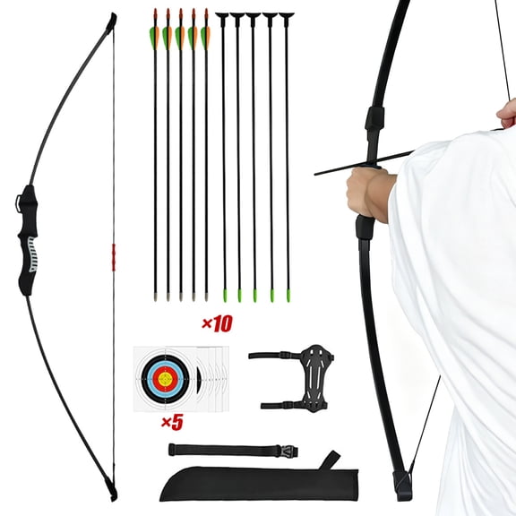 Beginner Archery Set with Pulley System for Effortless Compound Bow Outdoor Archery Training