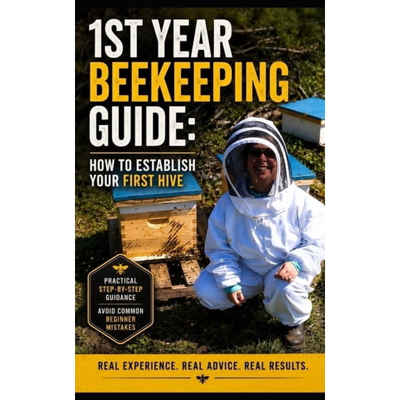 Beginner Beekeeping Tools 1st Year Beekeeping Guide: How To Establish Your First Hive, (Paperback)