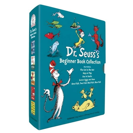 Beginner Books(r): Dr. Seuss's Beginner Book Boxed Set Collection : The Cat in the Hat; One Fish Two Fish Red Fish Blue Fish; Green Eggs and Ham; Hop on Pop; Fox in Socks (Mixed media product)