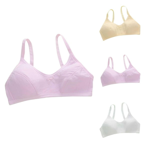 Beginner Bra No Underwire Bra for Girls Girls Underwear Adjustable Children's Bra Vest for Kids - Comfortable Soft Undergarments for Everyday Wear