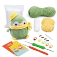 thumbnail image 1 of Beginner Crochet Kit, Crochet Starter Kit Crochet Animal Kit with with Yarn and Tutorial,Penguin, 1 of 6