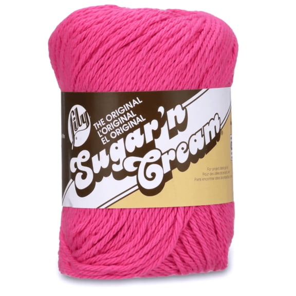 Beginner Crochet Kit - Learn to Crochet a Potholder (Hot Pink)